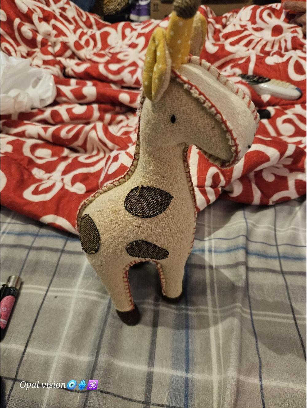 The Land of Nod Plush Giraffe Toy